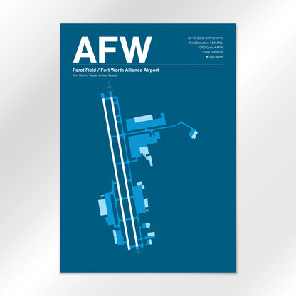 AFW Airport Diagram