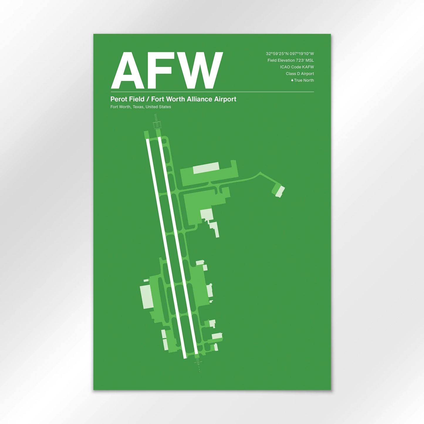 AFW Airport Diagram
