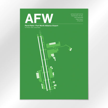 AFW Airport Diagram