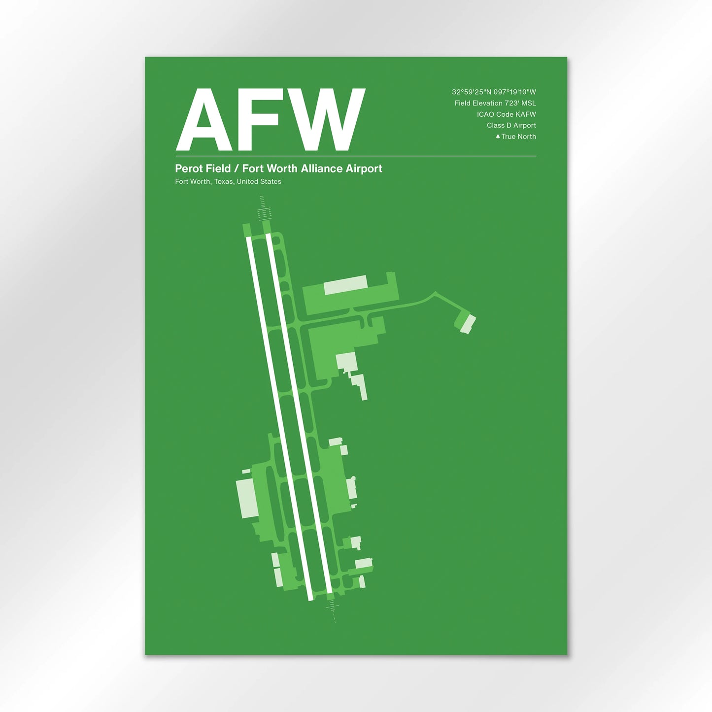 AFW Airport Diagram