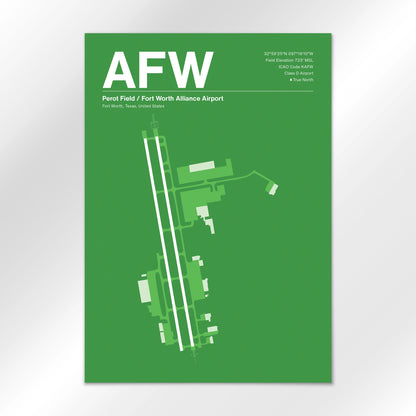 AFW Airport Diagram