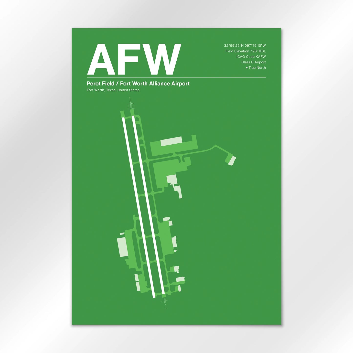 AFW Airport Diagram