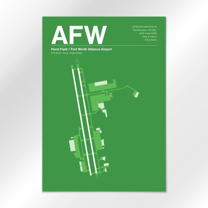 AFW Airport Diagram
