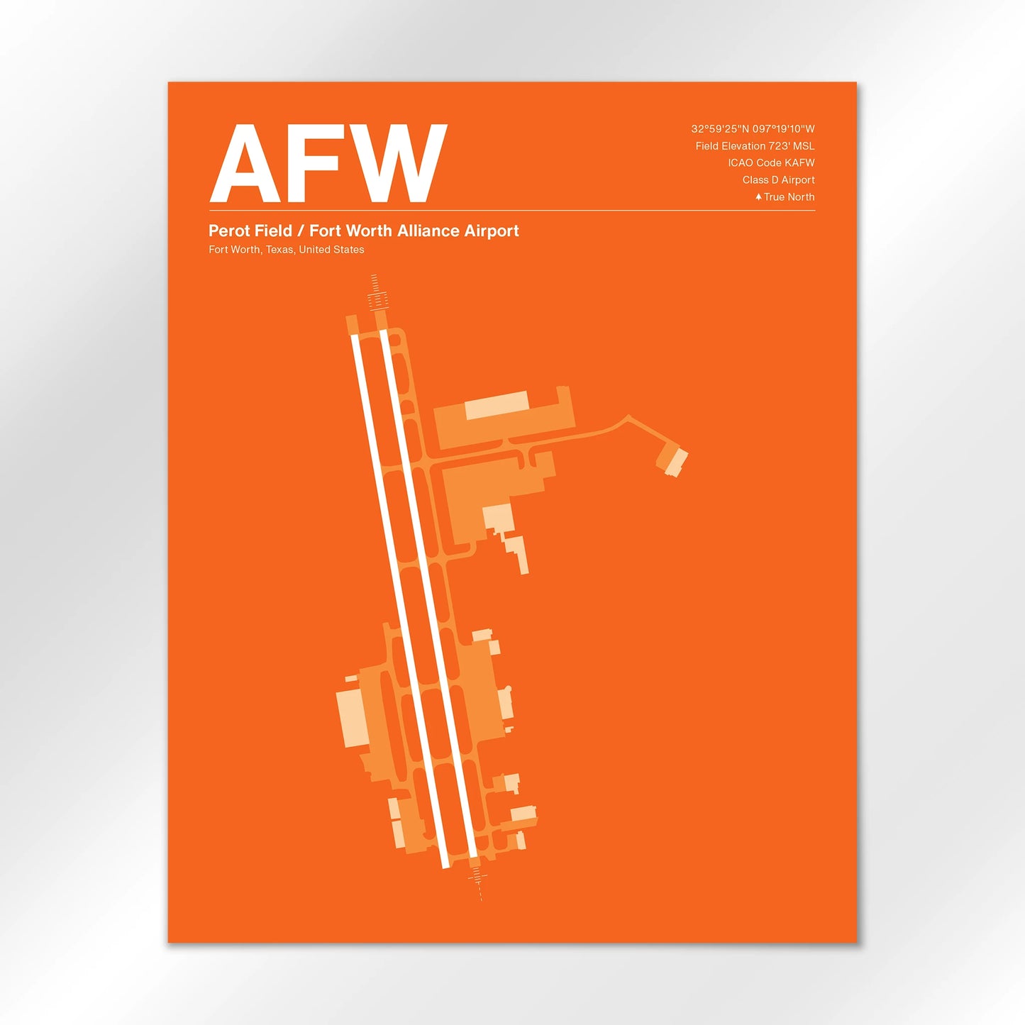 AFW Airport Diagram