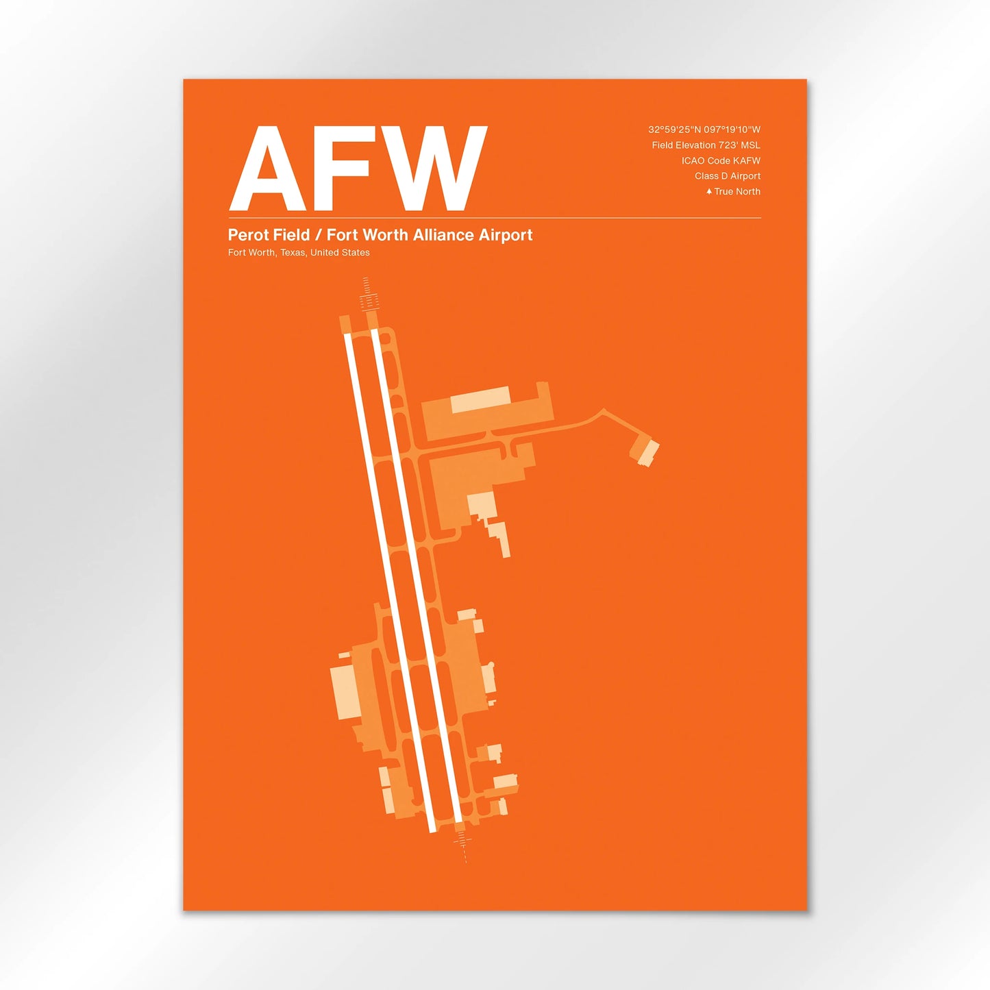 AFW Airport Diagram