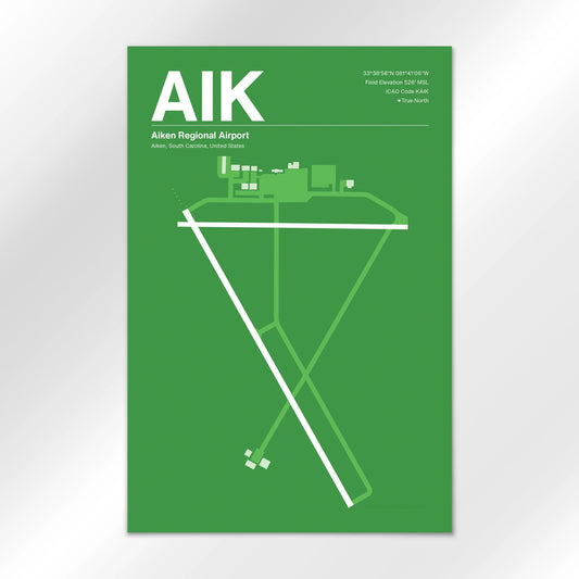 AIK | Aiken - Overland Green - 12×18" - No Frame