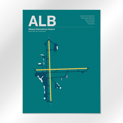 ALB Airport Diagram