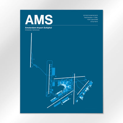 AMS Airport Diagram