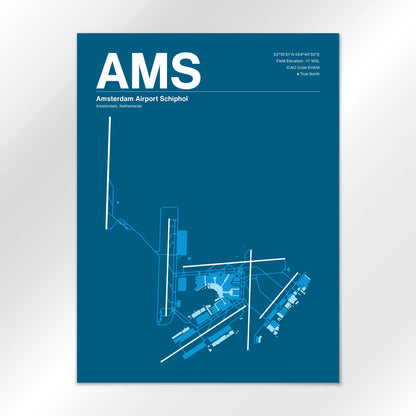 AMS Airport Diagram