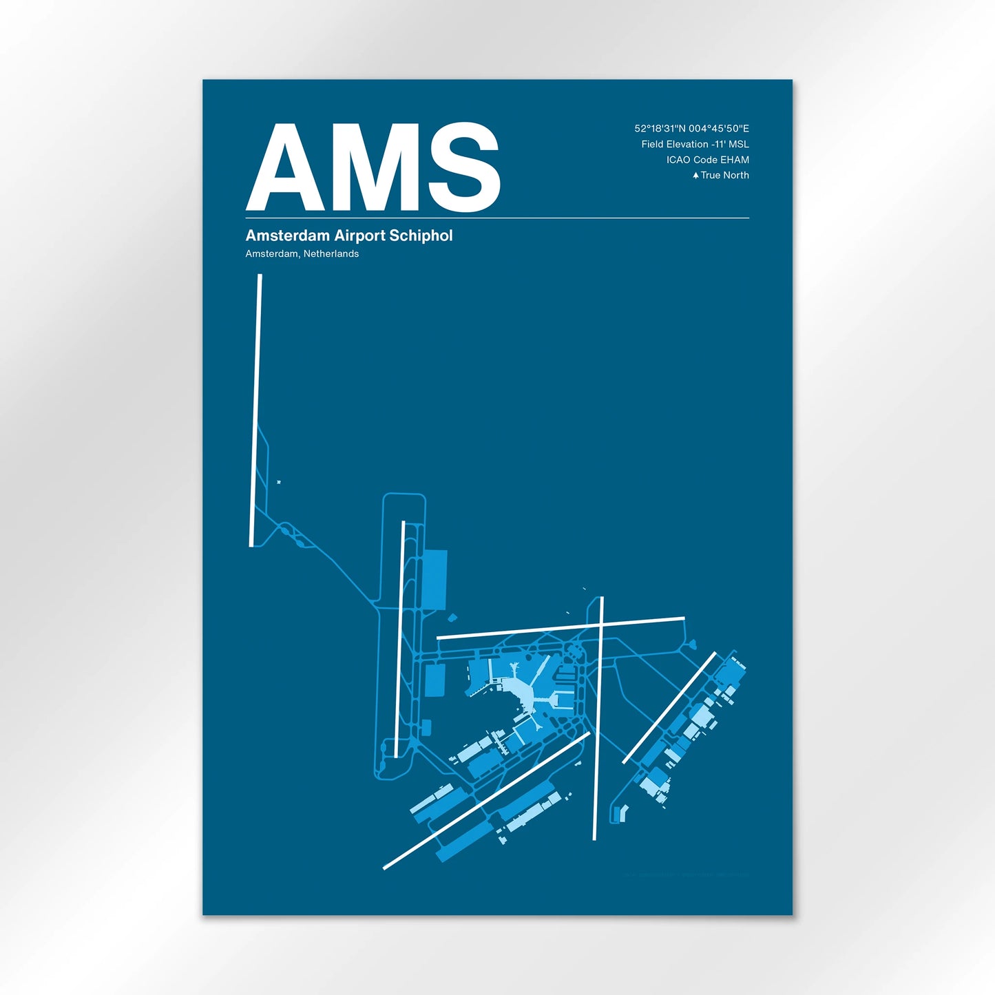AMS Airport Diagram