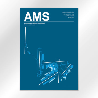 AMS Airport Diagram