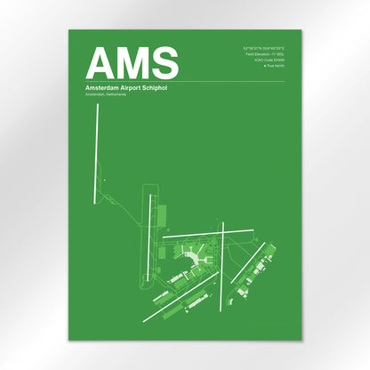AMS Airport Diagram