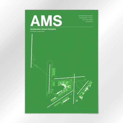 AMS Airport Diagram