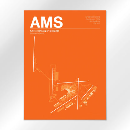 AMS Airport Diagram