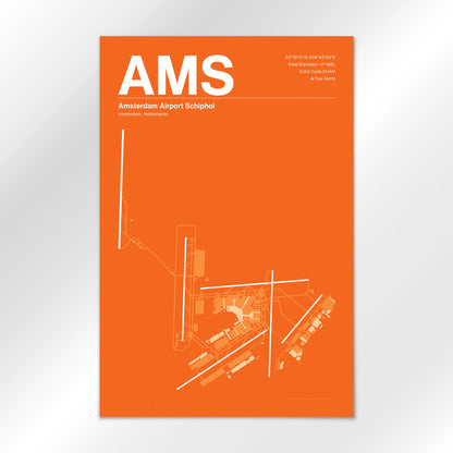 AMS Airport Diagram