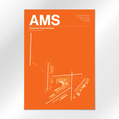 AMS Airport Diagram