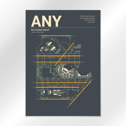 ANY | Custom - Mid - Century Slate - A1 - No Frame