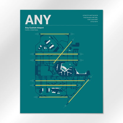 ANY | Custom - Mid - Century Moss - 16×20" - No Frame