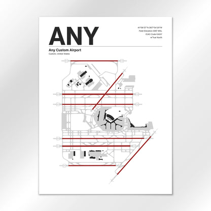 ANY | Custom - Mid - Century Modern - 18×24" - No Frame
