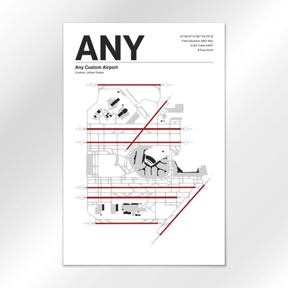 ANY | Custom - Mid - Century Modern - 24×36" - No Frame