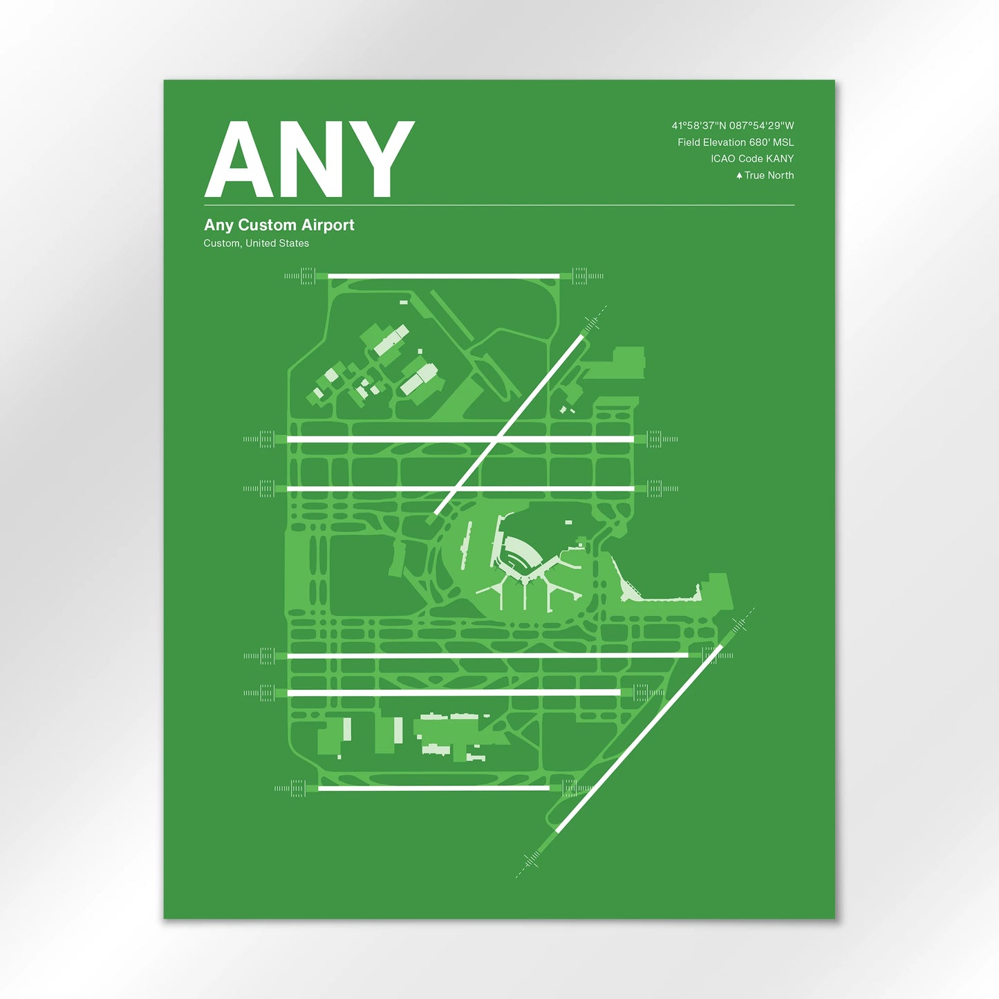 ANY | Custom - Overland Green - 16×20" - No Frame
