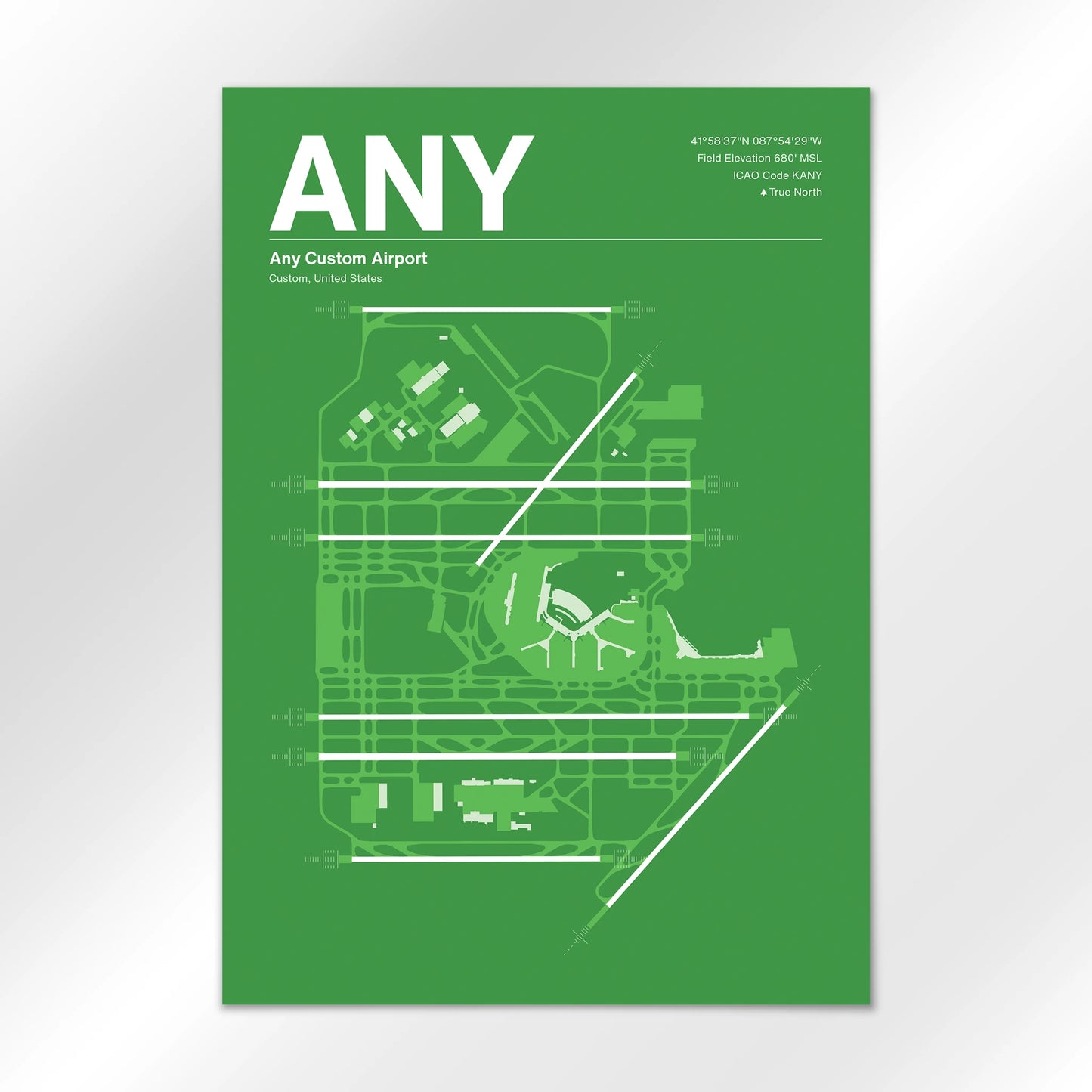 ANY | Custom - Overland Green - A2 - No Frame