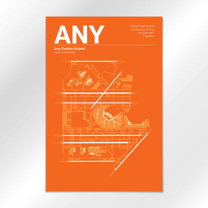 ANY | Custom - Sunset Orange - 12×18" - No Frame