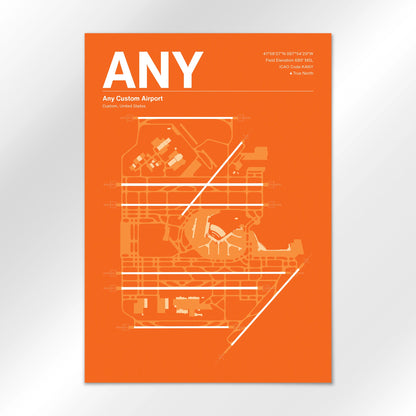 ANY | Custom - Sunset Orange - A3 - No Frame
