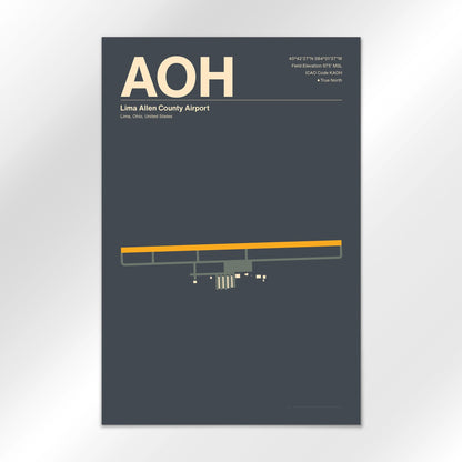 AOH Airport Diagram