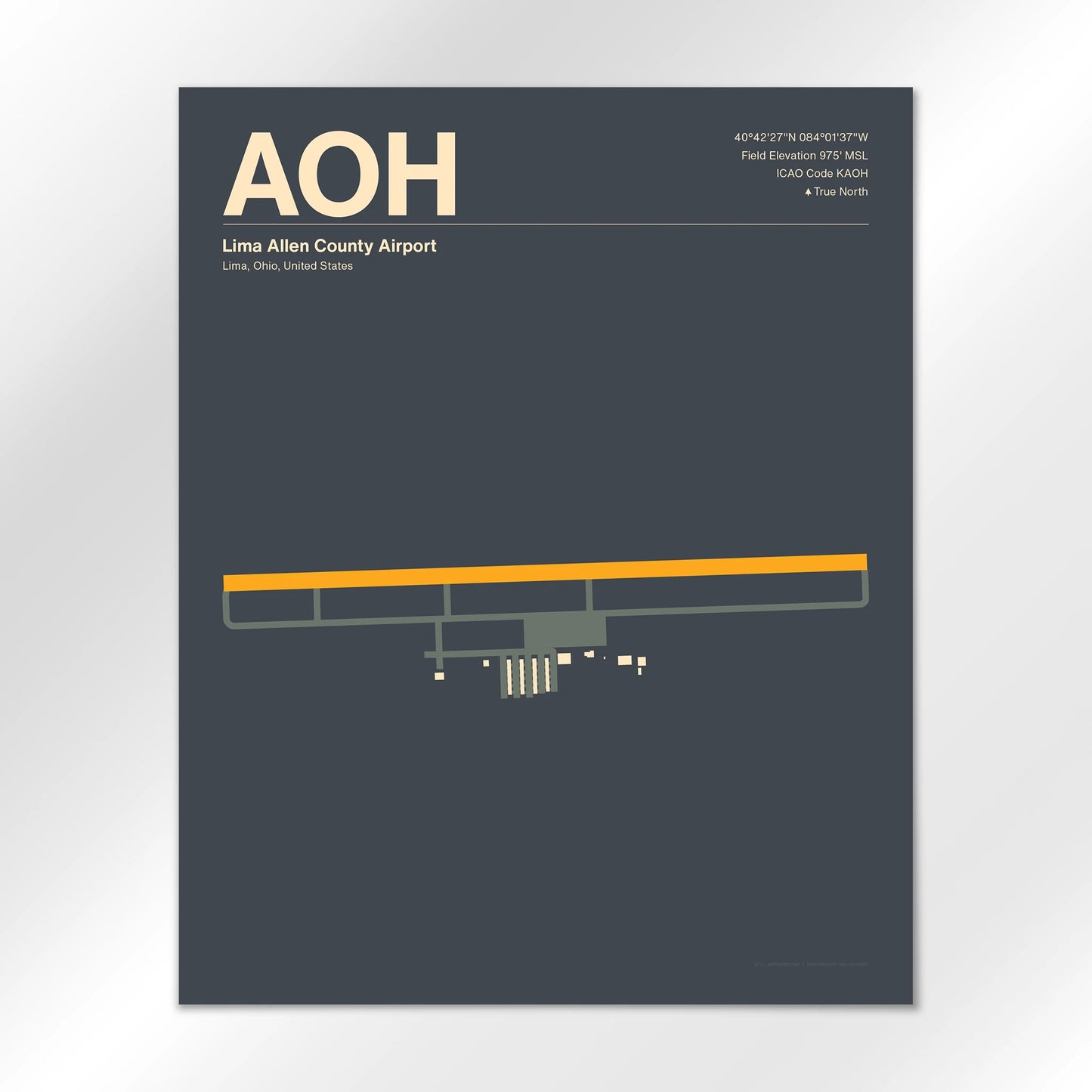 AOH Airport Diagram
