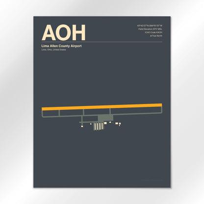 AOH Airport Diagram
