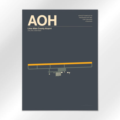 AOH Airport Diagram