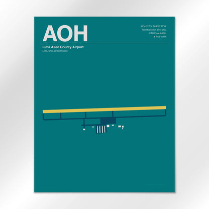 AOH Airport Diagram