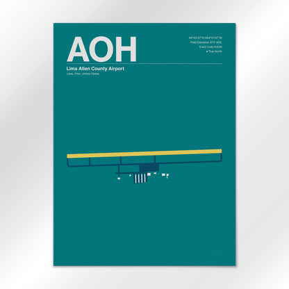 AOH Airport Diagram