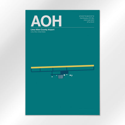 AOH Airport Diagram