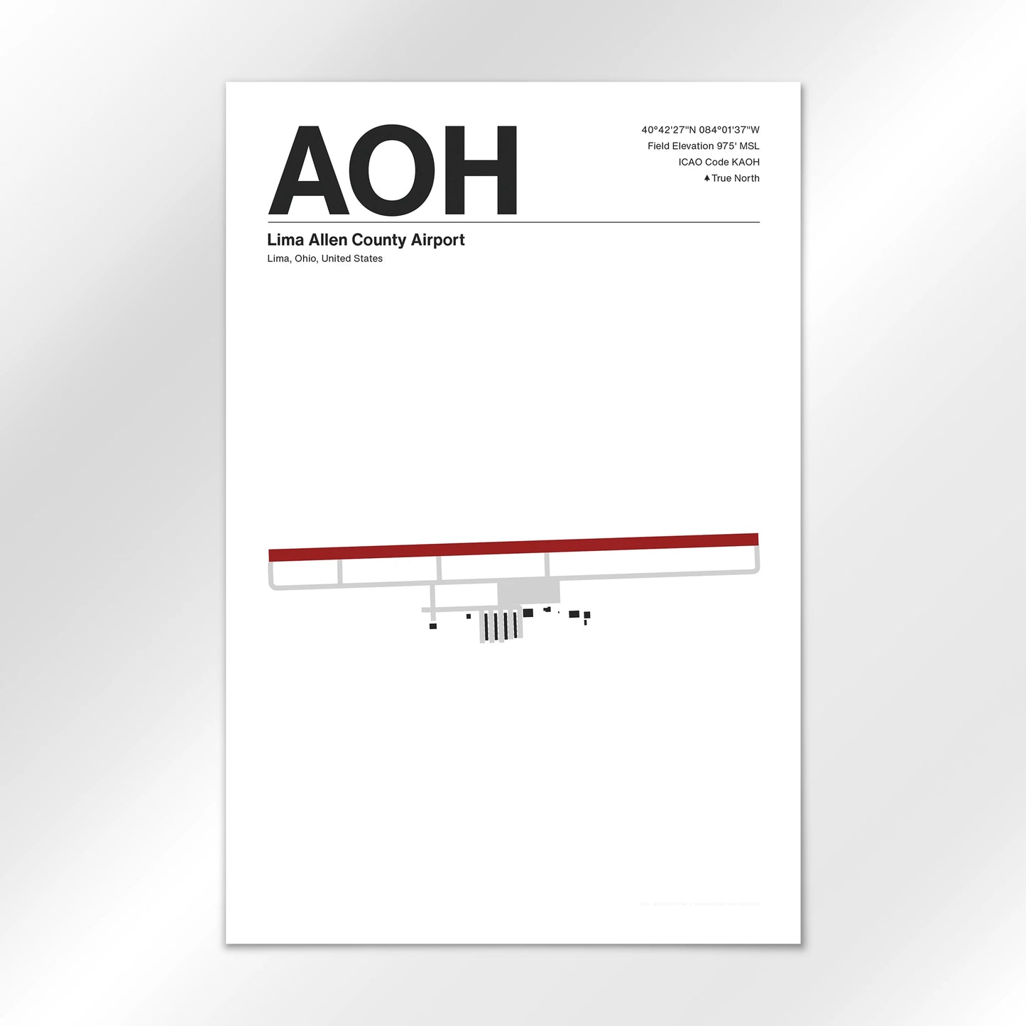 AOH Airport Diagram
