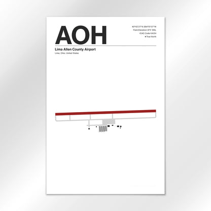 AOH Airport Diagram