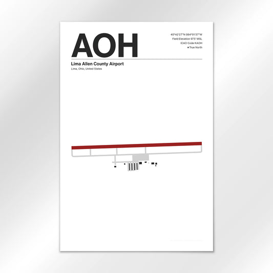 AOH Airport Diagram