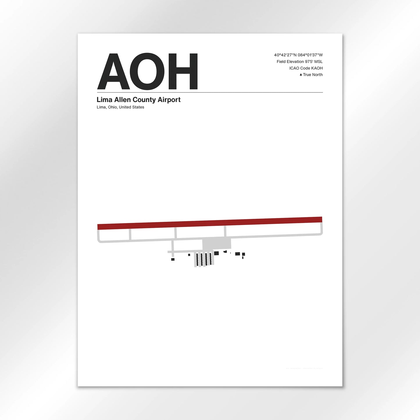 AOH Airport Diagram