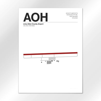 AOH Airport Diagram