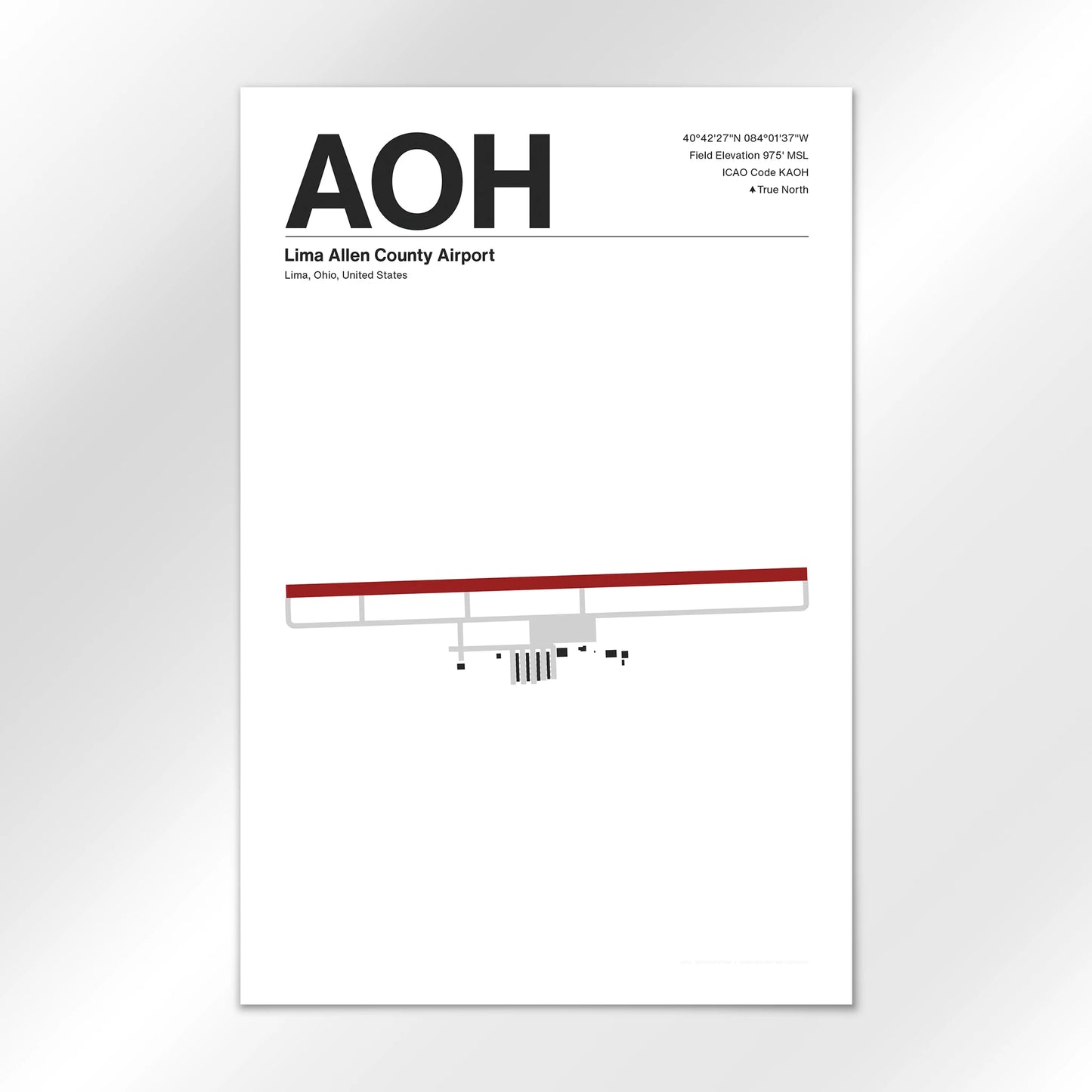 AOH Airport Diagram