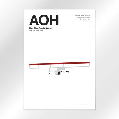 AOH Airport Diagram