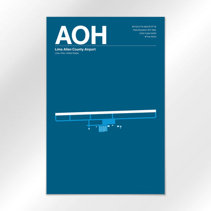 AOH Airport Diagram