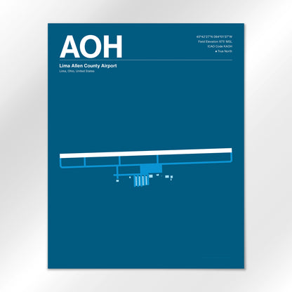 AOH Airport Diagram