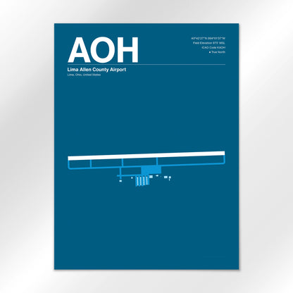 AOH Airport Diagram