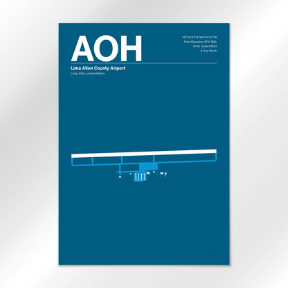 AOH Airport Diagram