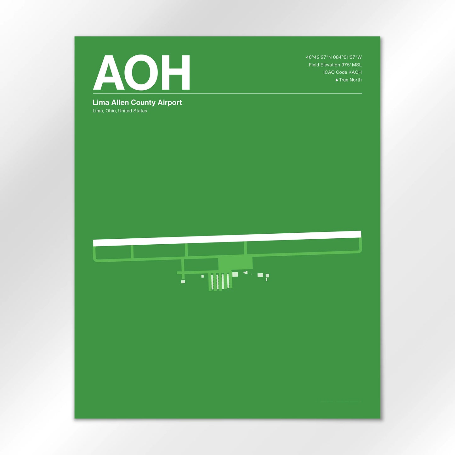 AOH Airport Diagram