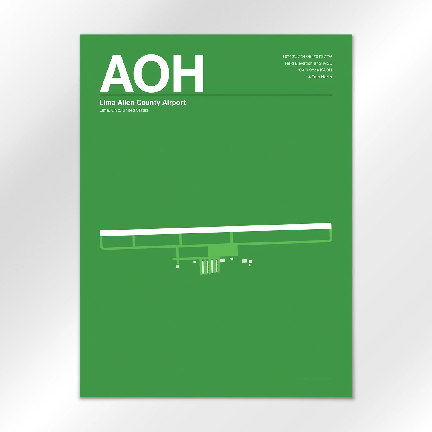AOH Airport Diagram