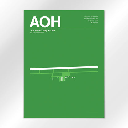 AOH Airport Diagram