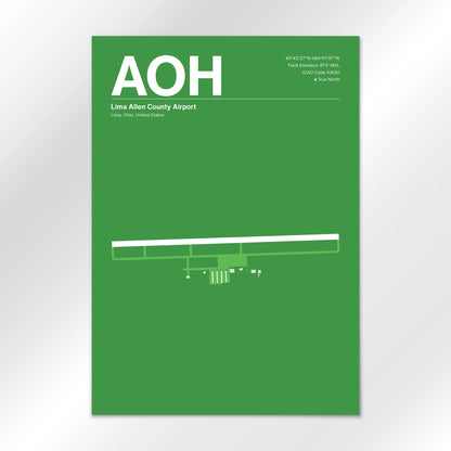 AOH Airport Diagram